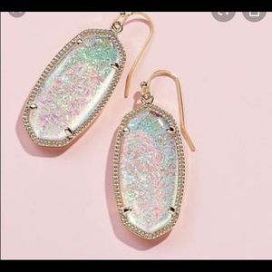ISO Elle dichroic foil earrings